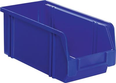 LA-KA-PE Magazijnbak | L350/300xB200xH200 mm | PS blauw | 10 stuks - LK2A BLAU LK2A BLAU