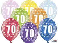 Verjaardag ballonnen 70 jaar Metallic Mix - thumbnail