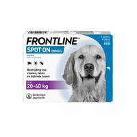 Frontline spot-on anti-vlooienmiddel voor de hond L / 20-40 kg 3 pipetten - thumbnail