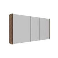 Saniclass Holz Pure Spiegelkast - 120x63x16cm - inclusief zijpanelen - Walnut pure SW1420838/SW1212818 - thumbnail