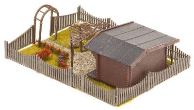 Faller 180491 H0 volkstuin met prieel Bouwpakket