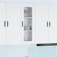 Keukenkast met opslag Kalmar Wit 40 x 31 x 100 cm Bewerkt hout - thumbnail