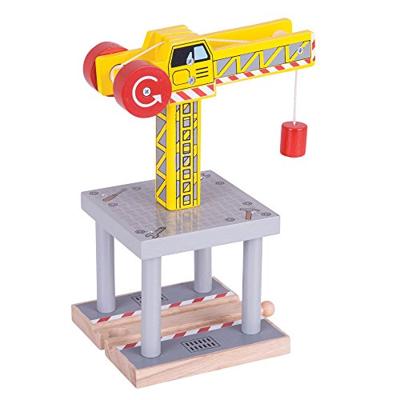 Bigjigs houten rails - hijskraan