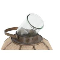 Kaarshouder Home ESPRIT Natuurlijk Jute Bamboe 31,5 x 31,5 x 53 cm - thumbnail