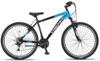 Altec Trend MTB 27.5 Inch 46 cm Junior 21V V Brakes Zwart/Oranje - thumbnail