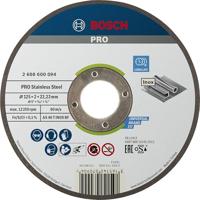 Bosch Accessoires Doorslijpschijf recht Expert for Inox AS 46 T INOX BF, 125 mm, 22,23 mm, 2,0 mm - 1 stuks - 2608600094 - thumbnail