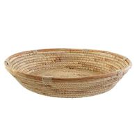 Tafeldecoratie DKD Home Decor 42 x 42 x 8 cm Natuurlijk Bruin Tropisch - thumbnail