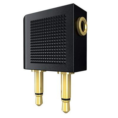 Oehlbach D1C35015 i-Jack AD-Flight Jackplug Audio Y-adapter [1x Jackplug female 3,5 mm - 2x Jackplug male 3,5 mm] Zwart