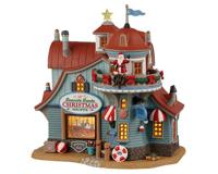 Seaside Santa Xmas Shoppe battery operated Led Kerst LEMAX - Lemax - thumbnail