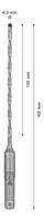 Bosch Accessoires Expert SDS plus-7X hamerboor 4 x 100 x 165 mm - 1 stuk(s) - 2608900058 - thumbnail