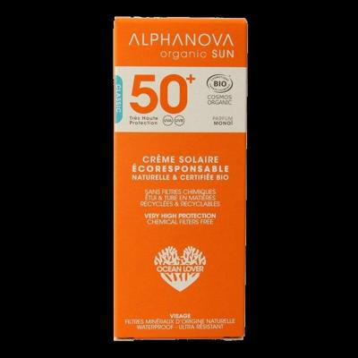 Alphanova Sun Sunscreen face SPF50+ bio 50 Gram