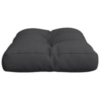 VidaXL Palletkussen 60x40x12 cm stof zwart - thumbnail