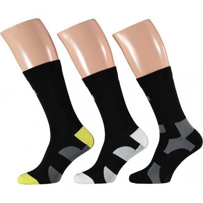 Xtreme Fietssokken Crew 3-pack Multi Black-39/42 Xtreme Fietssokken Crew 3-pack Multi Black-39/42