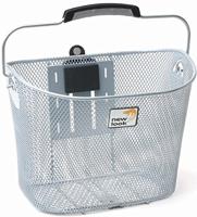 New Fietsmand toscane smartlock voor 19 liter zilver - thumbnail