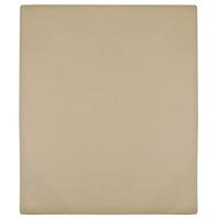 Hoeslaken jersey 140x200 cm katoen taupe - thumbnail