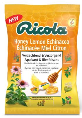 Ricola Honey Lemon Echinacea Kruidenpastilles Ricola Honey Lemon Echinacea Kruidenpastilles