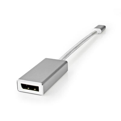 Nedis USB-C Adapter | USB-C Male naar DisplayPort Female | 0.2 m | Zilver | 1 stuks - CCTB64450AL02 CCTB64450AL02 - thumbnail