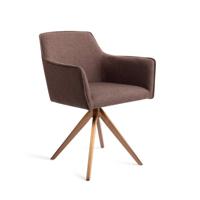 Jesper Home Eetkamerstoel 'Hofu' Turn Rose Gold, kleur Potters Clay - thumbnail