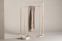 Nohr Kledingrek 'Milford' MDF, kleur Whitewash - thumbnail
