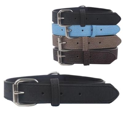 Nobleza Hondenhalsband gevoerd - Vegan leer - 31cm