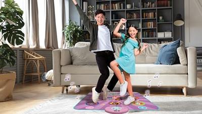 Elektronische, Bluetooth en lichtgevende dansmat Gabby en het Magische Huis met 6 speelmodi