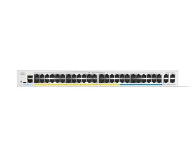 Cisco Catalyst 1300-48MGP-4X Managed Switch, 32 GE-poorten, 16 2.5GE poorten, PoE, 4 SFP+ 10GE poorten, beperkte levenslange bescherming (C1300-48MGP-4X)