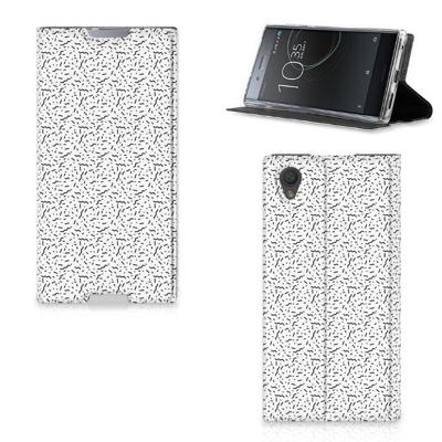 Sony Xperia L1 | Hoesje met Magneet | Stripes Dots