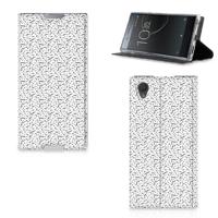 Sony Xperia L1 | Hoesje met Magneet | Stripes Dots - thumbnail