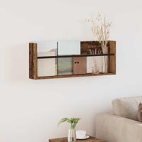Tijdschrift Rek met plank Oudhout 80 x 12 x 30 cm Bewerkt hout - thumbnail