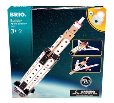 Brio Apollo Saturn V Constructieset Constructor Aantal onderdelen: 91 Leeftijdsklasse: Vanaf 3 jaar Brio Apollo Saturn V Constructieset Constructor Aantal onderdelen: 91 Leeftijdsklasse: Vanaf 3 jaar