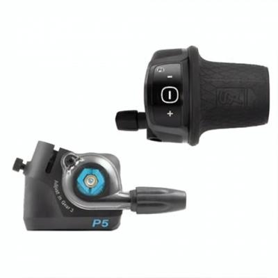 SunRace Twist shifter 5-speed met clickbox passend op sram
