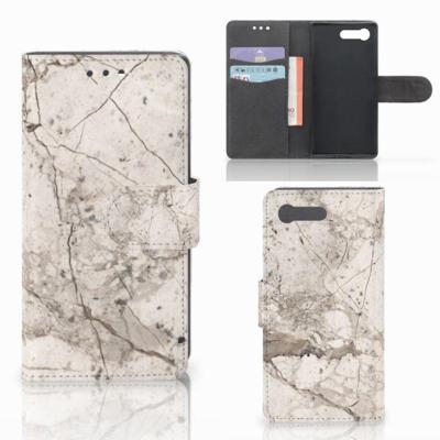 Sony Xperia X Compact | Bookcase | Marmer Beige Sony Xperia X Compact | Bookcase | Marmer Beige