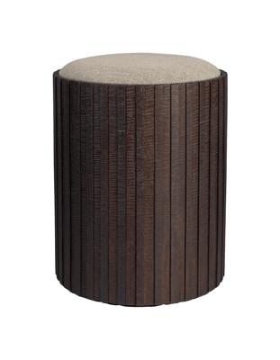 Dutchbone Poef 'Bay High' Met opbergruimte, Teakhout