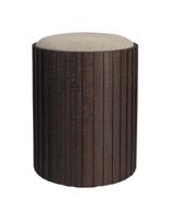 Dutchbone Poef 'Bay High' Met opbergruimte, Teakhout - thumbnail