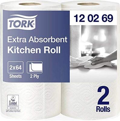 Keukenrol tork premium 2laags 64 vel wit | 12 stuks