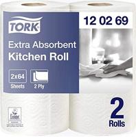 Keukenrol tork premium 2laags 64 vel wit | 12 stuks - thumbnail