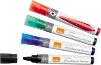 Whiteboardmarker Nobo Liquid ink schuin assorti 4mm 10stuks - thumbnail