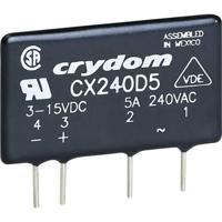 Crydom Halfgeleiderrelais CX240D5R 5 A Schakelspanning (max.): 280 V/AC Direct schakelend 1 stuk(s) - thumbnail