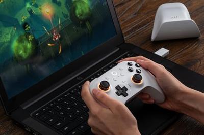 8BitDo ultimate 2 bluetooth controller (zwart, pc, switch 2, bluetooth / usb-c / 2.4 ghz)