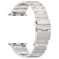 Titanium Premium Link bandje - Zilver - Geschikt voor Apple Watch 38mm / 40mm / 41mm / 42mm - thumbnail