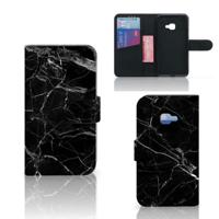 Samsung Galaxy Xcover 4 | Xcover 4s | Bookcase | Marmer Zwart - Origineel Cadeau Vader - thumbnail