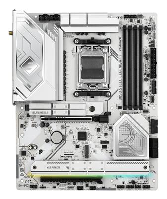 ASRock B850 Steel Legend Moederbord Socket AMD AM5 Vormfactor ATX Moederbord chipset AMD® B850 - thumbnail