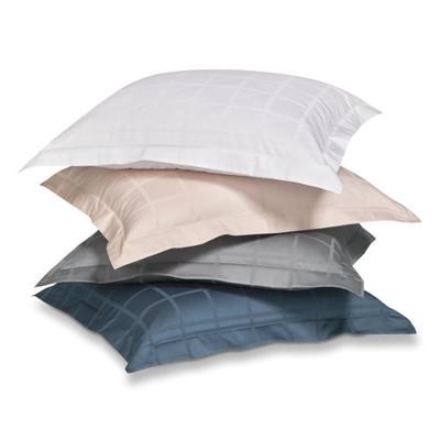 Vandyck Vandyck Home 78 Check 300Tc Dekbedovertrek 2-persoons (200x200/220) white