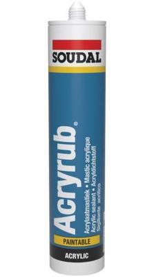 Soudal Acryrub | Acrylaatkit | Teak | 310 ml - 102599 Soudal Acryrub | Acrylaatkit | Teak | 310 ml - 102599