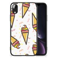 Apple iPhone XR Back Cover Hoesje Icecream - thumbnail