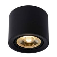 Lucide FEDLER - Plafondspot - Ø 12 cm - LED Dim to warm - GU10 (ES111) - 1x12W 2200K/3000K - Zwart - thumbnail