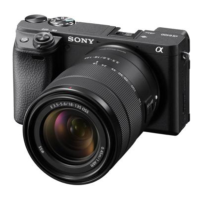 Sony Alpha 6400 camera met E-bevestiging en APS-C-sensor + 18-135mm-zoomlens - LCE-6400M