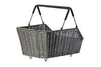 Fietmand Basil Cento Rattan Look met MIK bevestiging 22 liter 41 x 25 x 12 cm - bruin - thumbnail