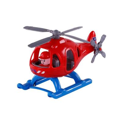 Cavallino brandweerhelikopter met speelfiguur, 29,5cm