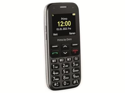 Primo by DORO 218 Senioren mobiele telefoon SOS-knop Zwart